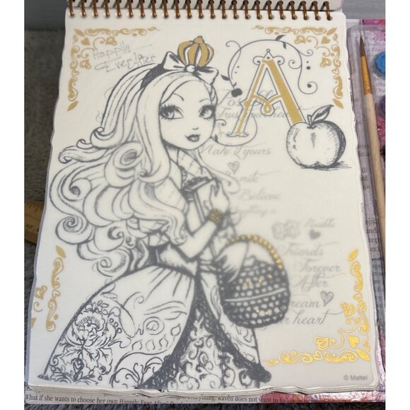 Ever After High Watercolor Portfolio With Paints & Posters - Picture 7 of 8